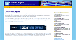 Desktop Screenshot of airportcuracao.com